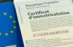 plaque, certificat, immatriculation