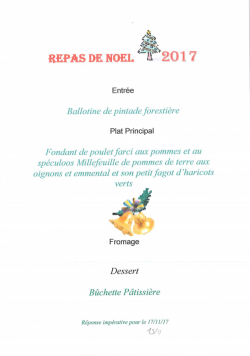 repas de noël