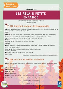 PROGRAMME RPE NOVEMBRE 2021