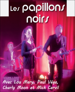 papillons noir