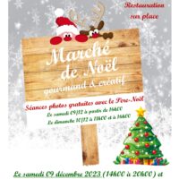 affiche marche de noel commune