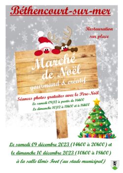 affiche marche de noel commune