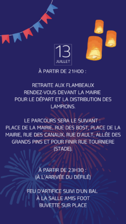 Story Instagram bonne fête nationale 14 juillet bleu marine(3)