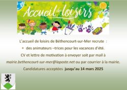 Affiche recrutement